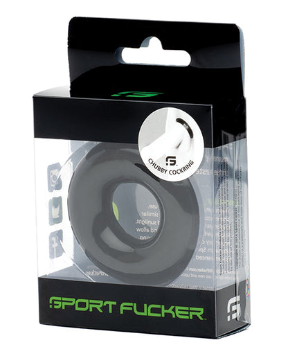 Sport Fucker Chubby Cockring - Black