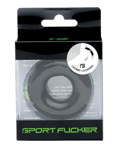 Sport Fucker Chubby Cockring - Black