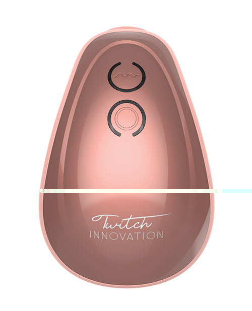 Shots Twitch Innovation Hands Free Clitoral Stimulator - Rose Gold