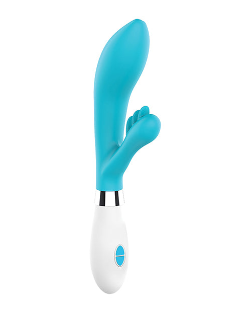 Shots Luminous Agave Silicone 10 Speed Rabbit - Turquoise