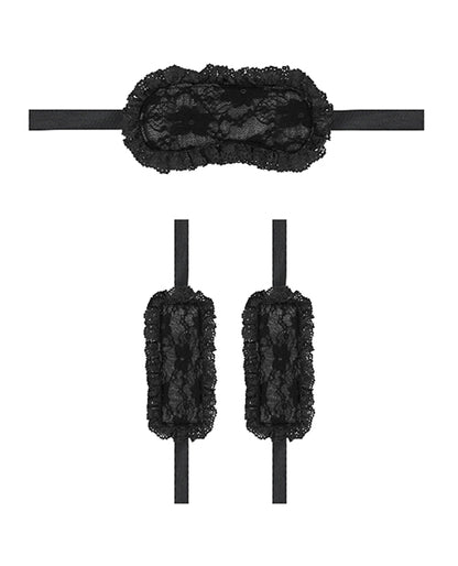 Shots Ouch Introductory Bondage Kit #7 - Black