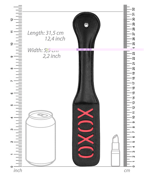 Shots Ouch XOXO Paddle - Black