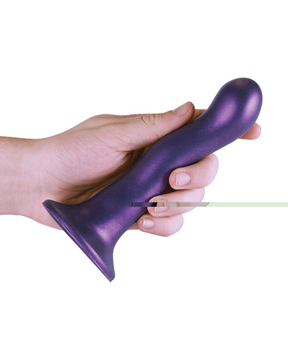 Shots Ouch 7" Curvy G-Spot Dildo - Metallic Purple