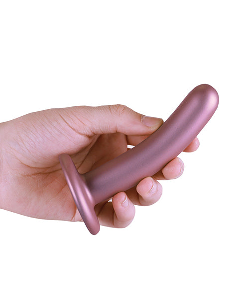 Shots Ouch 5" Smooth G-Spot Dildo - Rose Gold