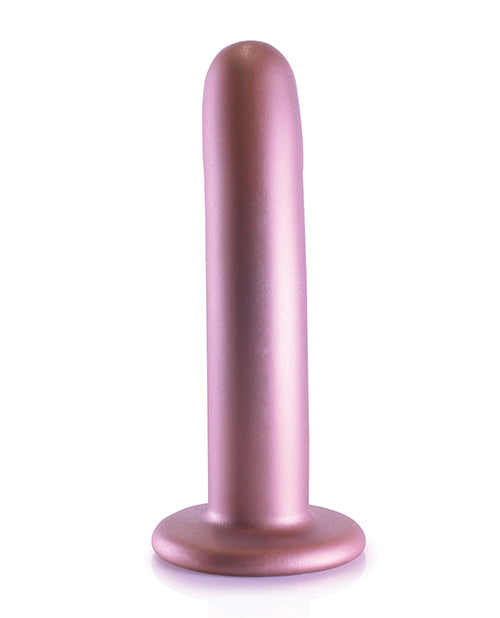 Shots Ouch 6" Smooth G-Spot Dildo - Rose Gold