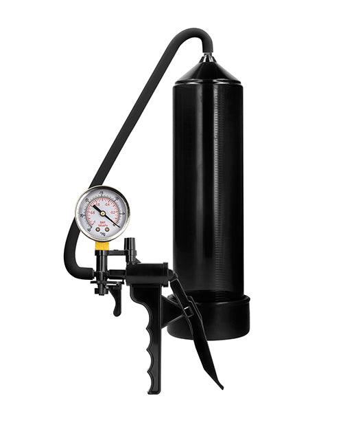 Shots Pumped Elite Beginner Pump w/PSI Gauge - Black