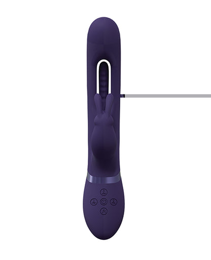 Shots Vive Mika Flapping Tongue Rabbit Vibrator - Purple