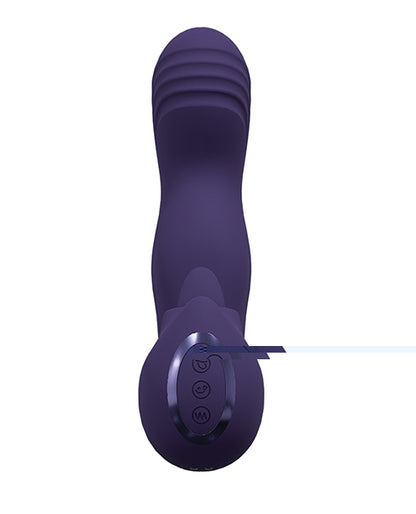 Shots Yumi Triple Action G-Spot Vibrator & Stimulator - Purple