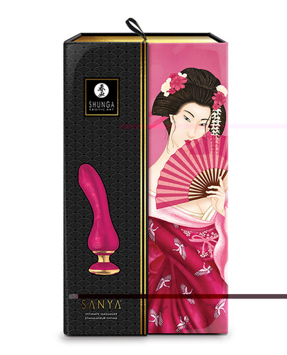 Shunga Sanya Intimate Massager - Raspberry