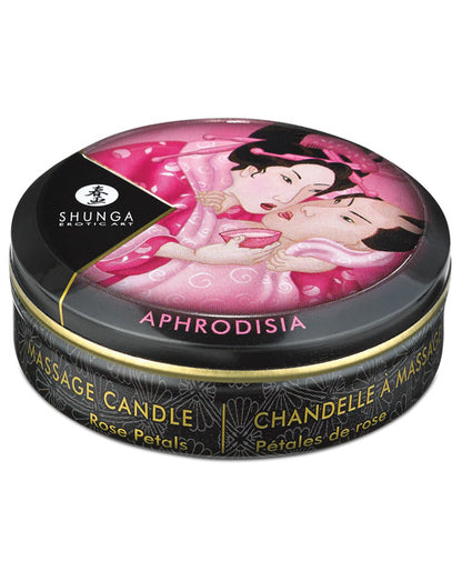 Shunga Aphrodisia Mini Candlelight Massage Candle - 1 oz Roses