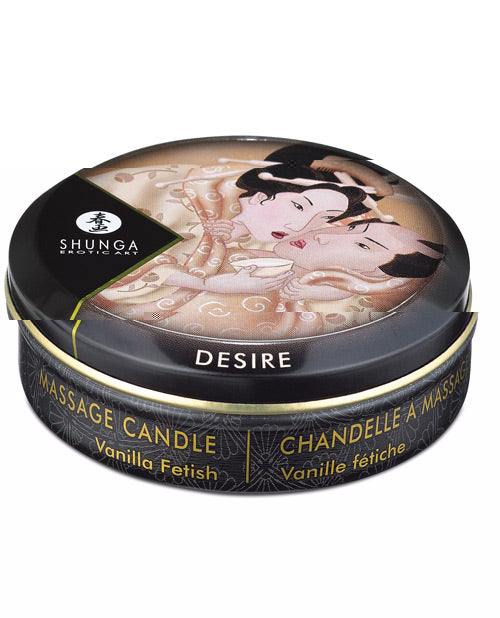 Shunga Desire Mini Candlelight Massage Candle - 1 oz Vanilla