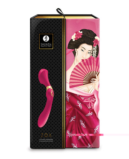 Shunga Zoa Intimate Massager - Raspberry