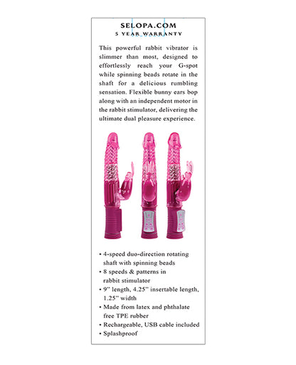 Selopa Rechargeable Bunny - Pink