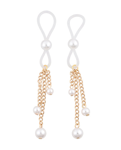 Sex & Mischief Pearl Nipple Ties