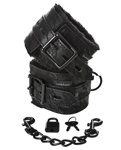 Sincerely Lace Fur Lined Handcuffs