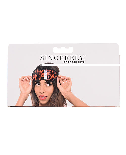 Sincerely Amber Blindfold