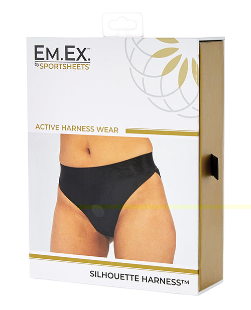 Sportsheets Em.Ex. Silhouette Harness X-Small - Black