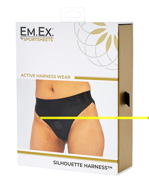 Sportsheets Em.Ex. Silhouette Harness XXX-Large - Black