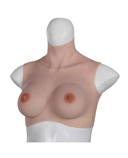 XX-DREAMSTOYS Ultra Realistic D Cup Breast Form Medium - Ivory