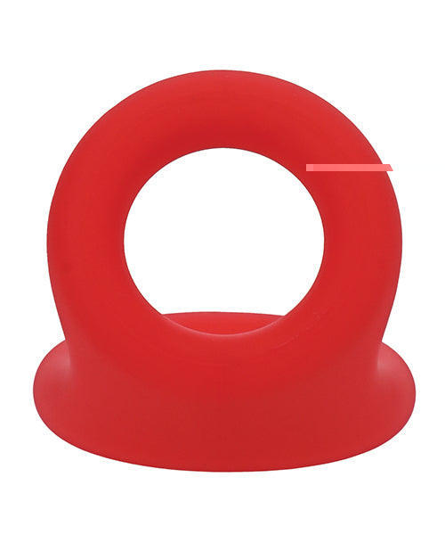 Tantus Uplift Silicone C Ring - Crimson