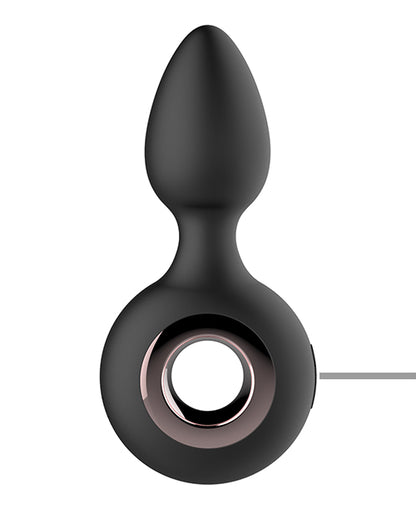 Gender Fluid Tremor Ring Plug Anal Vibe - Black