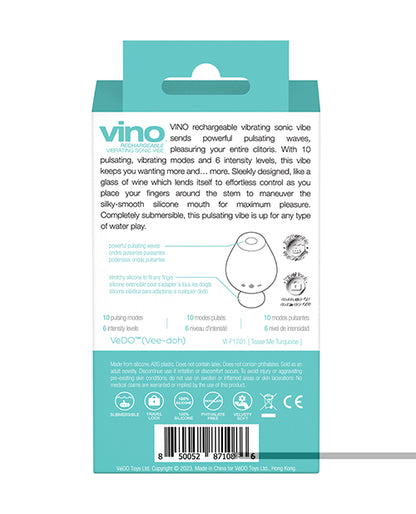 VeDO Vino Rechargeable Sonic Vibe - Turquoise
