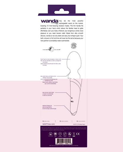 VeDO Wanda Rechargeable Wand - Deep Purple