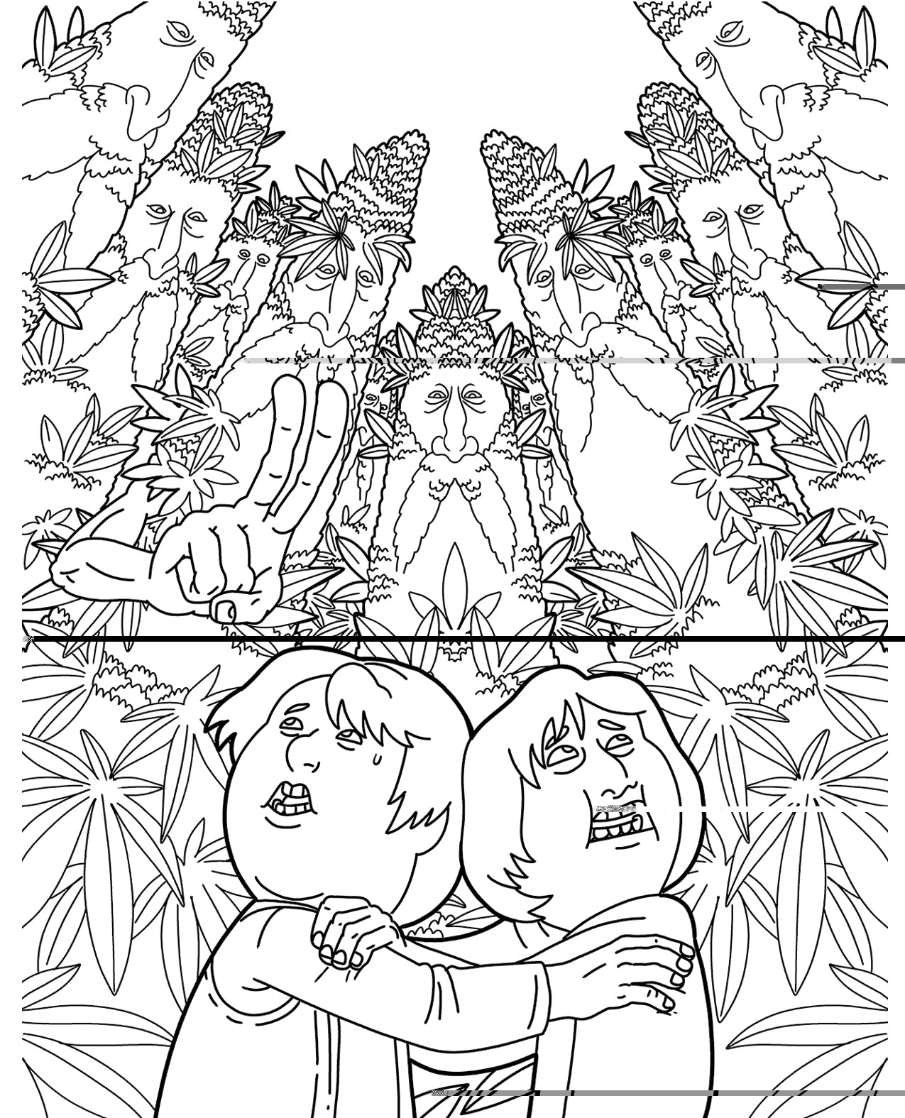 Wood Rocket The Lord of the Smoke Rings Coloring Book