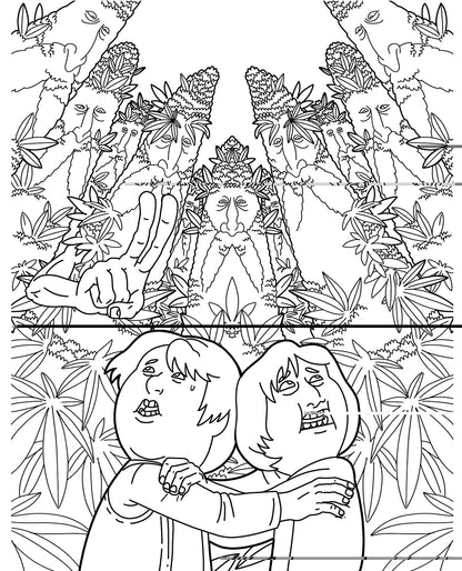 Wood Rocket The Lord of the Smoke Rings Coloring Book