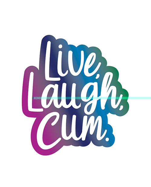 Wood Rocket Live Laugh Cum Large Pin - Multi Color