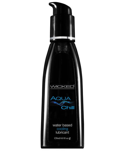 Wicked Sensual Care Aqua Chill Water Based Cooling Lubricant -  4 oz