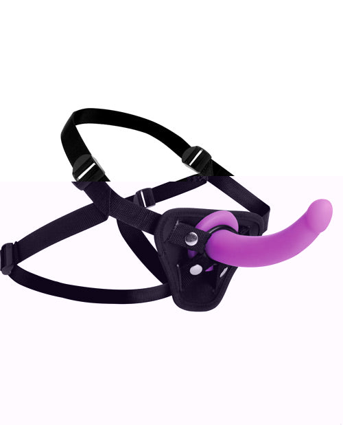 Strap U Navigator Silicone G Spot Dildo w/Harness