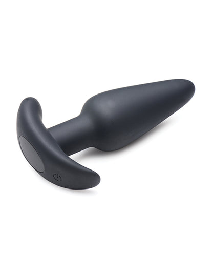 Bang! 21X Vibrating Silicone Butt Plug w/Remote - Black