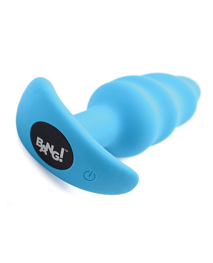 Bang! 21X Vibrating Butt Plug w/Remote Control - Blue