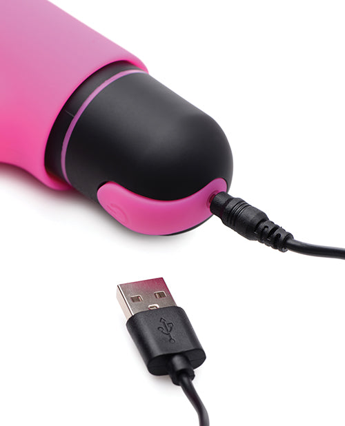 Bang! XL Bullet & Rabbit Silicone Sleeve - Pink