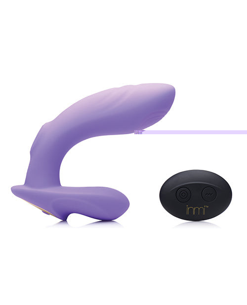 Inmi 10x G-Tap Tapping Silicone G Spot Vibrator - Purple