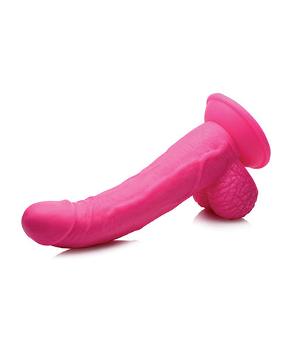 Pop Peckers 7.5" Dildo w/Balls - Pink