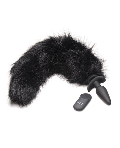 Tailz Snap On Interchangeable Fox Tail - Black