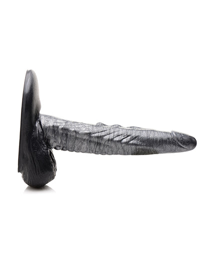 Creature Cocks The Gargoyle Rock Hard Silicone Dildo - Silver/Black