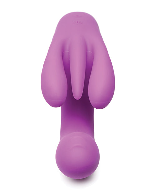 Bang! 10X Triple Rabbit Vibrator - Purple