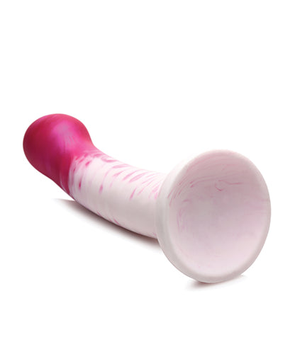 Strap U G Swirl G Spot Silicone Dildo - Pink