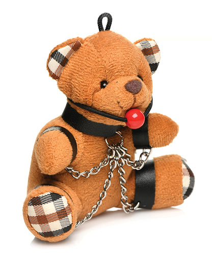 Master Series Gagged Teddy Bear Keychain