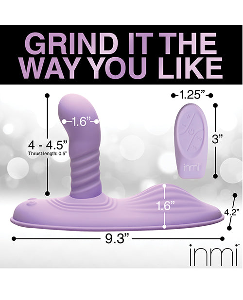 Inmi Thrust N' Grind Thrusting & Vibrating Silicone Grinder - Purple