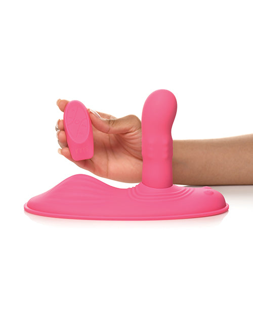 Inmi Spin N' Grind Rotating & Vibrating Silicone Grinder - Pink