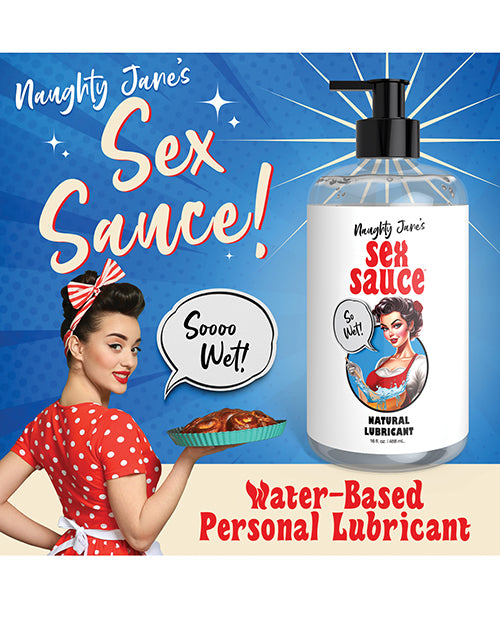 Naughty Jane's Sex Sauce Natural Lubricant - 16 oz