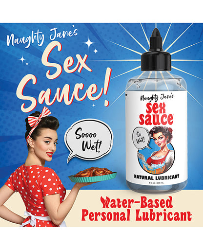 Naughty Jane's Sex Sauce Natural Lubricant - 8 oz