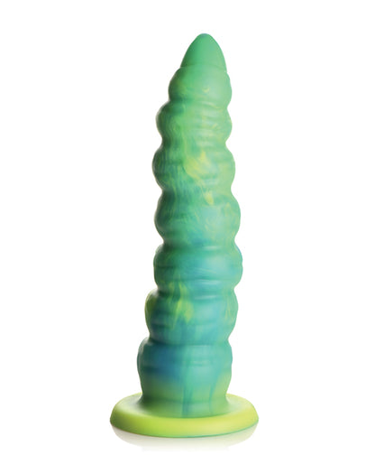 Creature Cocks Squirmer Thrusting & Vibrating Silicone Dildo w/Remote Control - Multi Color