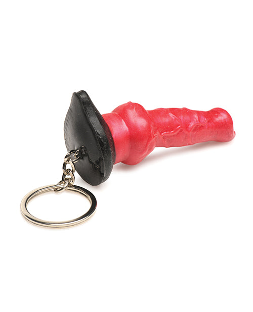 Creature Cocks Hell-Hound Silicone Key Chain - Red