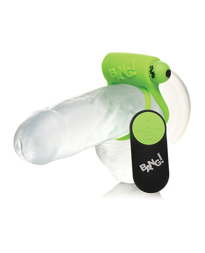 Bang! Glow in the Dark 28X Remote Controlled Cock Ring