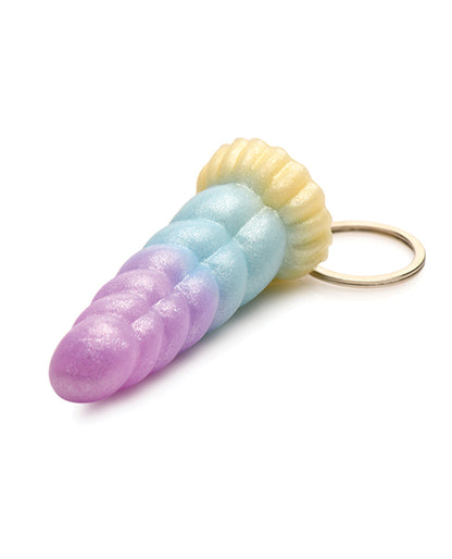 Creature Cocks Mystique Unicorn Silicone Key Chain - Multi Color